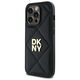 Original Case IPHONE 14 PRO MAX DKNY Quilted Stack Logo (DKHCP14XPQDSLK) black 3666339260941