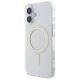 Original Case IPHONE 16 PLUS Guess Hardcase IML Glitter Circle MagSafe (GUHMP16MHFGERET) transparent 3666339307561