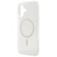 Original Case IPHONE 16 PLUS Guess Hardcase IML Glitter Circle MagSafe (GUHMP16MHFGERET) transparent 3666339307561