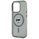 Original Case IPHONE 15 PRO Karl Lagerfeld Hardcase IML Metal Choupette Head MagSafe (KLHMP15LHLSCHK) black 3666339284626