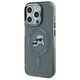 Original Case IPHONE 15 PRO MAX Karl Lagerfeld Hardcase IML Metal Karl&Choupette Head MagSafe (KLHMP15XHLSKCK) black 3666339284770