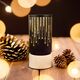 Christmas glass Lantern FCL-20 black-gold L Forever Light 5907457795013