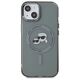 Karl Lagerfeld HC MagSafe IML Metal KC Heads case for iPhone 15 6,1&quot; black 3666339284749