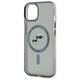 Karl Lagerfeld HC MagSafe IML Metal KC Heads case for iPhone 15 6,1&quot; black 3666339284749