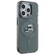 Karl Lagerfeld HC MagSafe IML Metal KC Heads case for iPhone 15 Pro Max 6,7&quot; black 3666339284770