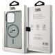 Karl Lagerfeld HC MagSafe IML Metal KC Heads case for iPhone 15 Pro Max 6,7&quot; black 3666339284770