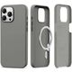 Case IPHONE 16 PRO MAX Tech-Protect Silicone MagSafe Clay gray 5906302311811