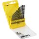 Wiertło Dewalt do metalu HSS walcowe 1,5 2 4,5 4 5,5 5 4,8 3 2,5 3,5 6 3,2 6,5mm zestaw (DT5912-QZ)
