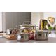 Tefal Garnek Duetto+ 24cm srebrny