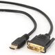 Kabel Gembird HDMI - DVI-D 4.5m czarny (CCHDMIDVI15)