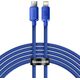 Kabel USB Baseus USB-C - Lightning 2 m Niebieski (BSU3021BLU)