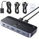 Ugreen Przełącznik switch USB 3.0 UGREEN CM662, 2X4 out (czarny)