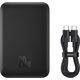 Powerbank Baseus OS-Baseus Magnetic Mini Air Wireless Fast Charge Power Bank 6000mAh 20W Cluster Black（With Simple Series Charging Cable Type-C to Type-C (20V/3A) 30cm Black)
