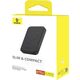 Powerbank Baseus OS-Baseus Magnetic Mini Air Wireless Fast Charge Power Bank 6000mAh 20W Cluster Black（With Simple Series Charging Cable Type-C to Type-C (20V/3A) 30cm Black)