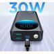 Powerbank Joyroom Joyroom JR-PBF02 30W 20000mAh + kabel USB-A - USB-C 0.25m czarny