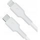 Kabel USB Green Cell Lightning - USB-C 1 m Czarny (KABGC07W)