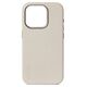 Decoded Decoded Leather Backcover for iPhone 15 Pro Clay