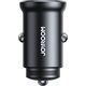 Ładowarka Joyroom Mini ładowarka samochodowa do gniazda zapalniczki 30W 2x USB-C metalowa czarna Mini ładowarka samochodowa do gniazda zapalniczki 30W 2x USB-C metalowa czarna