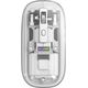 Mysz Marvo Mysz bezprzewodowa, Marvo PRISM B10 White, biała, optyczna, 1600DPI