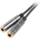 Genesis Jack 3,5mm - Jack 3,5mm x2 καλώδιο 0,2m ασημί (NKA-0729) 816682 5901969402162