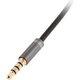 Genesis Jack 3,5mm - Jack 3,5mm x2 καλώδιο 0,2m ασημί (NKA-0729) 816682 5901969402162