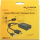 Προσαρμογέας AV Delock HDMI - DisplayPort + USB-A μαύρο (62667) 826814 4043619626670