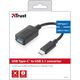 USB Trust USB-C - Προσαρμογέας USB Μαύρο (20967) 835440 8713439209679