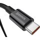 Kabel USB Baseus USB-C - USB-C 1 m Czarny (BSU2848BLK)