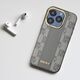 DKNY DKNY DKHMP15LPCPVSLE iPhone 15 Pro 6.1" beżowy/beige hardcase Leather Checkered Mono Pattern MagSafe