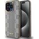 DKNY DKNY DKHMP14XPCPVSLE iPhone 14 Pro Max 6.7" beżowy/beige hardcase Leather Checkered Mono Pattern MagSafe