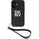 DKNY DKNY DKHCP16SPBSWSK iPhone 16 6.1" black/black hardcase Wrist Strap Stock Logo