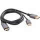 Lanberg Kabel adapter Lanberg HDMI (M) -> Displayport (M) 1,8M 4K czarny