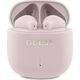 Słuchawki Guess Guess Bluetooth headphones GUTWSJ14ESGP TWS + docking station pink/pink Printed Classic Logo