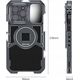 VRIG Obudowa Ramka Case Klatka Obudowa 3x Iso 10x 1/4"" Do Iphone 14 Pro Max / A0082