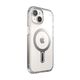 Speck Presidio Perfect-Clear ClickLock MagSafe Apple iPhone 15 (Clear/Chrome Finish/Serene Silver)