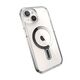 Speck Presidio Perfect-Clear ClickLock MagSafe Apple iPhone 15 (Clear/Chrome Finish/Serene Silver)