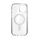 Speck Presidio Perfect-Clear ClickLock MagSafe Apple iPhone 15 (Clear/Chrome Finish/Serene Silver)