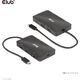 HUB USB Club 3D Club3D USB-7-in1-HUB USB-C > 2xDP/2xUSB/2xUSB-C/RJ45 100W retail