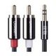 Kabel Ugreen Jack 3.5mm - RCA (Cinch) x2 3m czarny (10590)