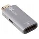 Adapter AV Lanberg Adapter Lanberg HDMI (M) -> Displayport (F) 4K srebrny