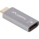 Adapter AV Lanberg Adapter Lanberg HDMI (M) -> Displayport (F) 4K srebrny