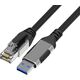 Kabel USB PremiumCord PremiumCord Ethernetový kabel USB3.2 na LAN RJ45 10/100/1000, 2m