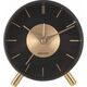 Karlsson Budzik glamour GOLD DISC, Ø 11 cm