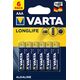 Varta Bateria LongLife Extra AAA / R03 6 szt. 324241 4008496525119