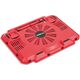 Podstawka chłodząca Platinet COOLER PAD ICE BOX Czerwona 14CM FAN USB (OMNCPIR) 640274 5907595419079