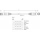 Art Patch cord 1m żółty UTP 5e (KABSI PATCH ART AL-OEM-300Y) 640608 5901812018229