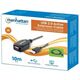 Kabel USB Manhattan USB-A - USB-A 10 m Czarny (150248) 641869 766623150248