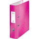 Segregator Leitz 180° Wow dźwigniowy A4 80mm różowy (10K302W) 651466 4002432532995