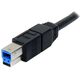Kabel USB StarTech USB-A - USB-B 3 m Niebieski (USB3SAB3MBK) 723665 65030855907