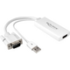Adapter AV Delock D-Sub (VGA) - HDMI + USB-A biały (62460) 733216 4043619624607